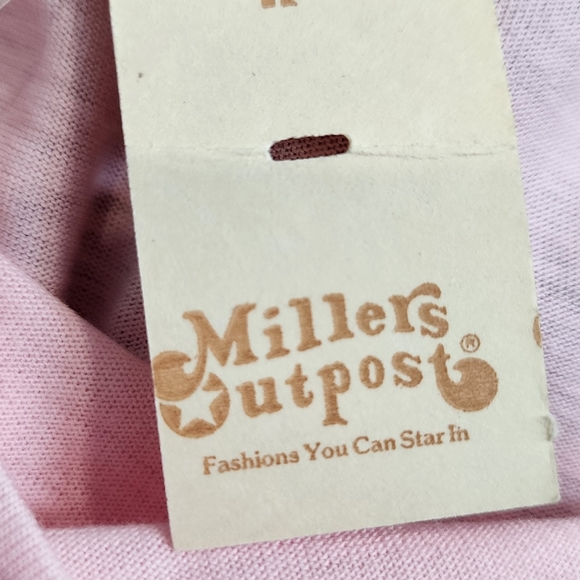 Gerard Works Pink Vintage Miller's Outpost Short Sleeve T-Shirt Sz Large 3/$30 - Picture 2 of 8